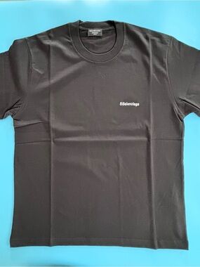 Balenciaga Wardrobe Logo T Shirt Black XXL Unisex Made In Portugal Luxury Tee
